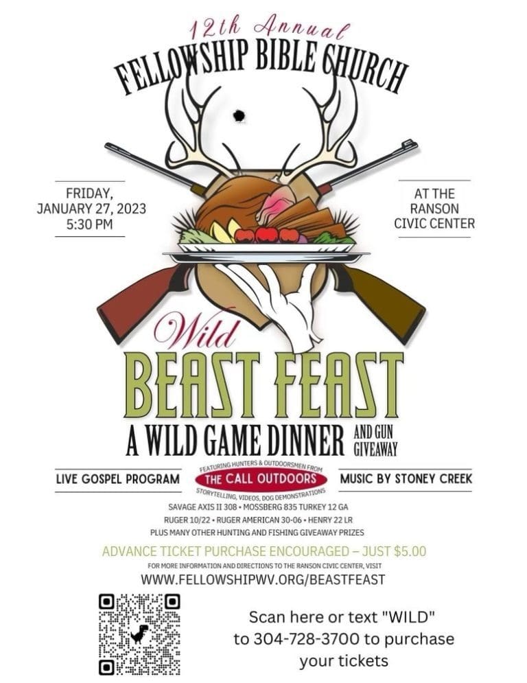 Wild Beast Feast A Wild Game Dinner and Gun Giveaway www.ransonwv.us